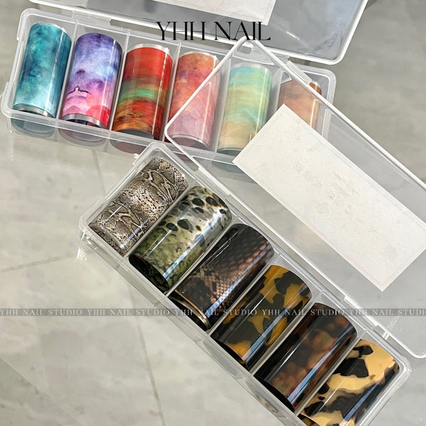 YHH Nail Foil Transfer Stickers 转印纸（需搭配转印胶使用）(used with YHH Sticky Gel)
