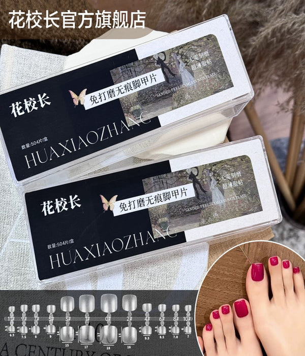 Toe Nails Tips 脚甲片 504 Pieces/Box