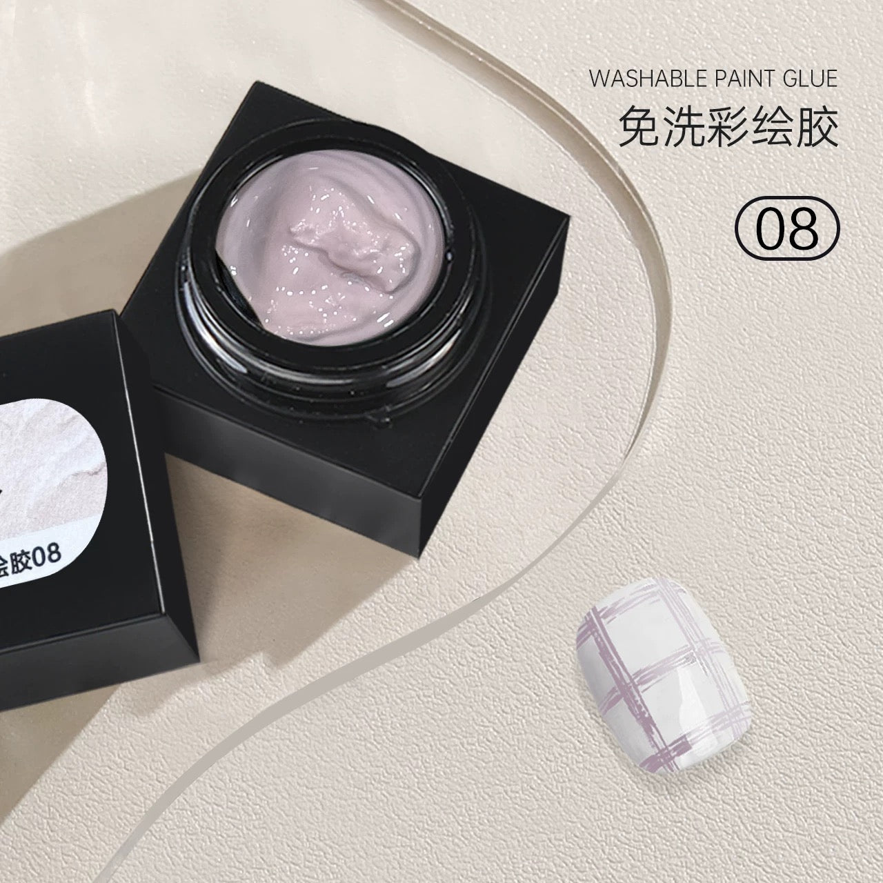 Principal Flower Paint Gel 花校长彩绘胶(Can Get Chrome Powder) 可
